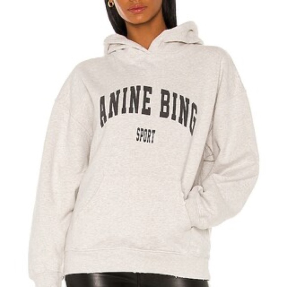 Anine Bing Gray Hoodie